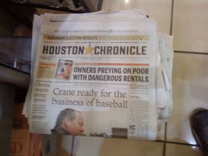 Houston Chronicle 2011-05-15